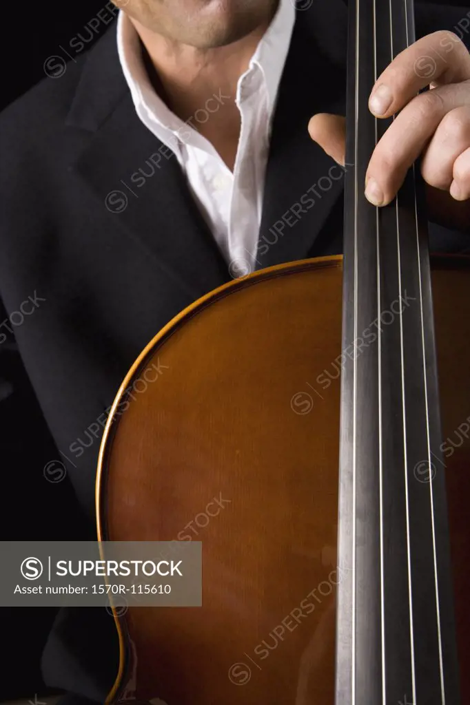 Man playing a cello