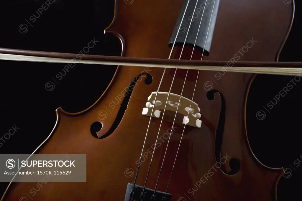 Cello with bow