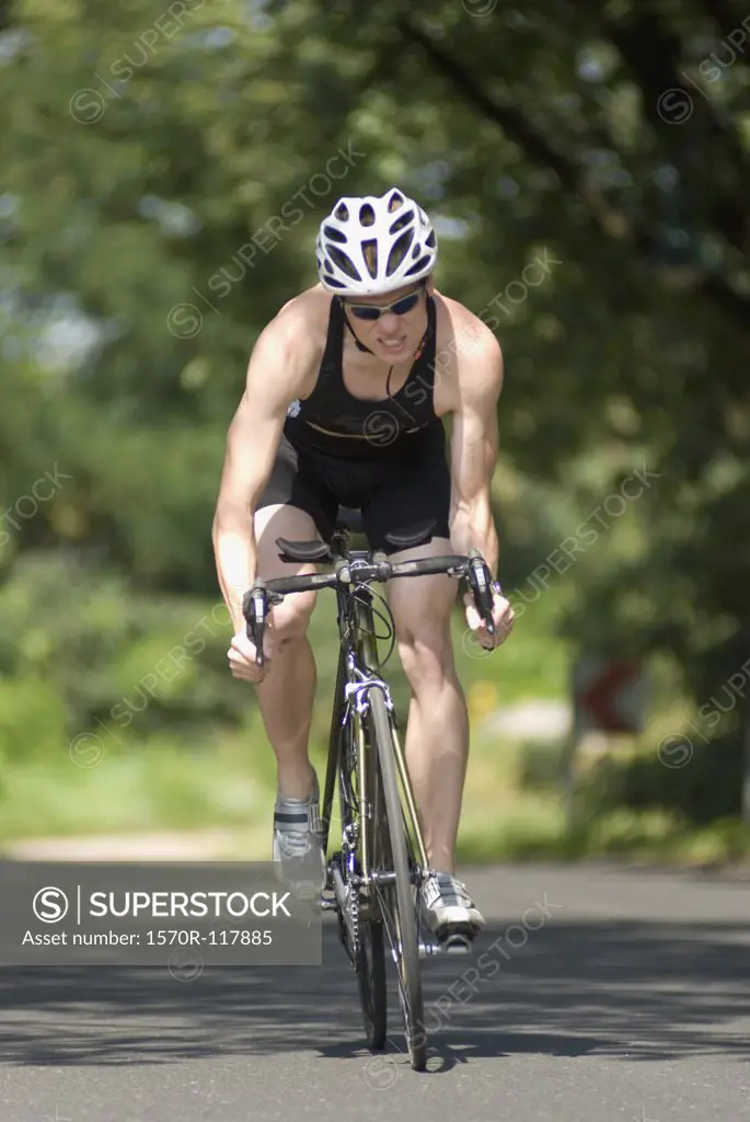 A cyclist