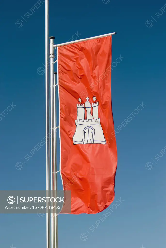 Flag for the city of Hamburg