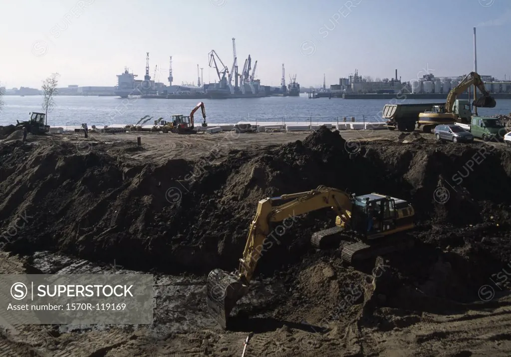 Construction works near the Docks