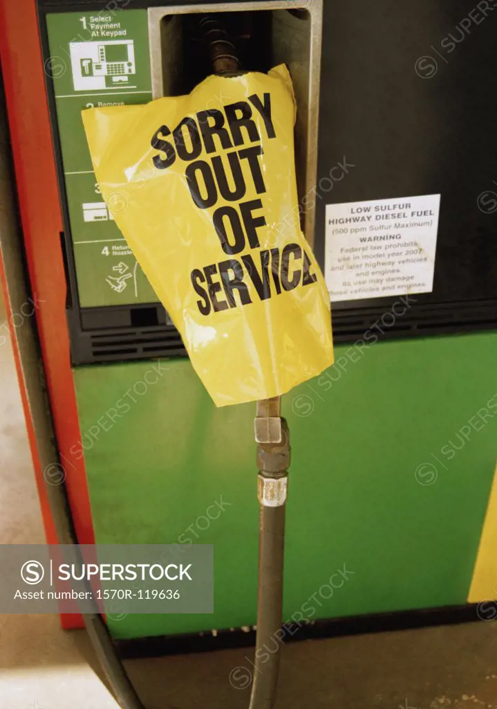 Fuel pump ""out of service""