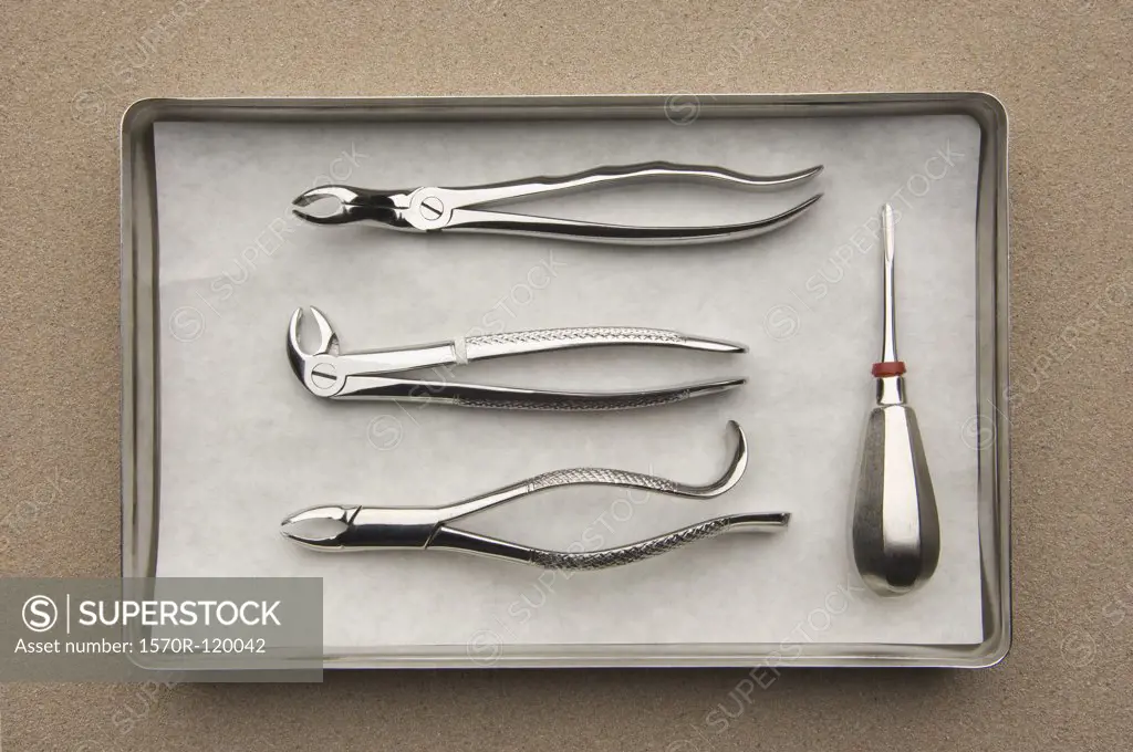 Dental Pliers and Lever