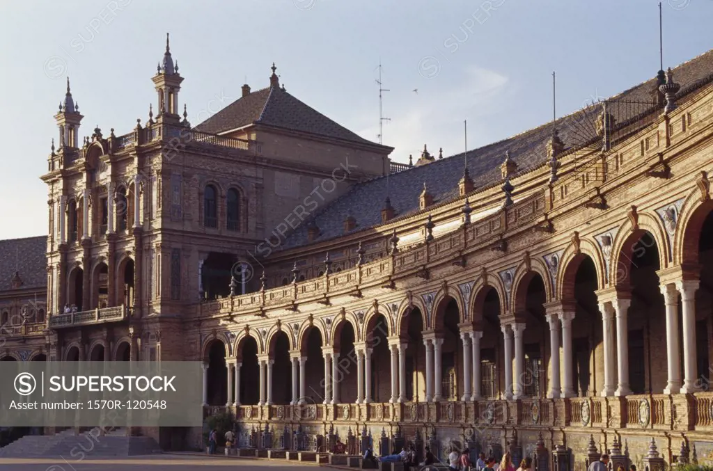 Plaza de Espana, Seville, Andalusia, Spain