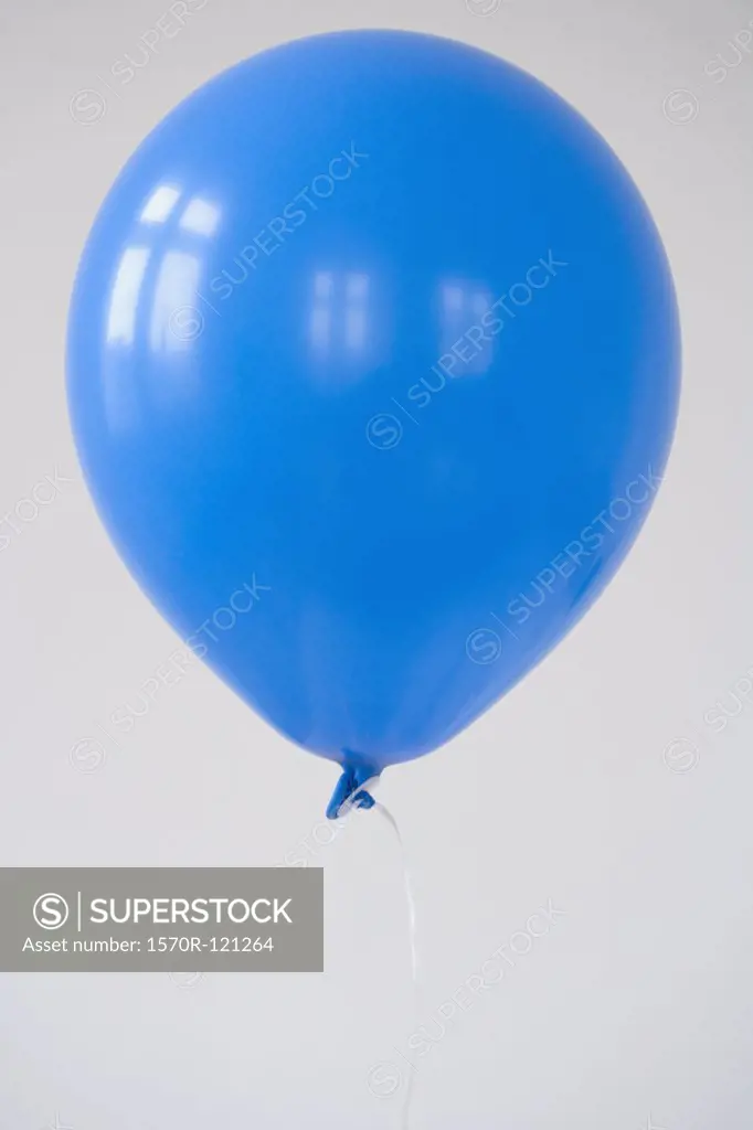 A blue balloon
