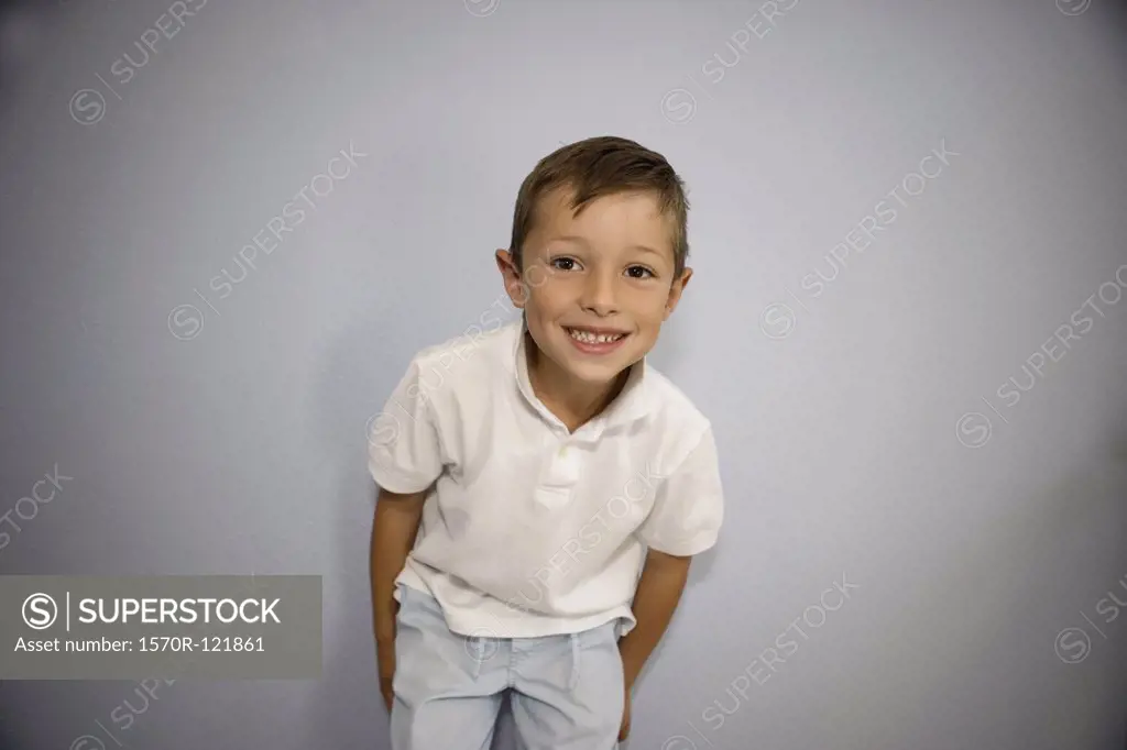 Boy Smiling at Camera
