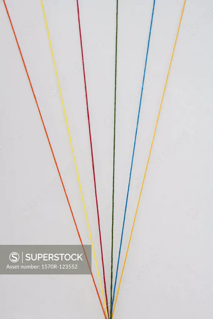 Multicolored string