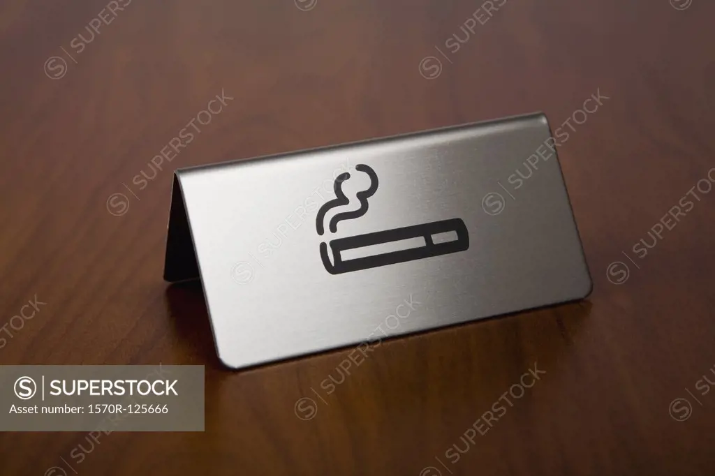 A smoking sign