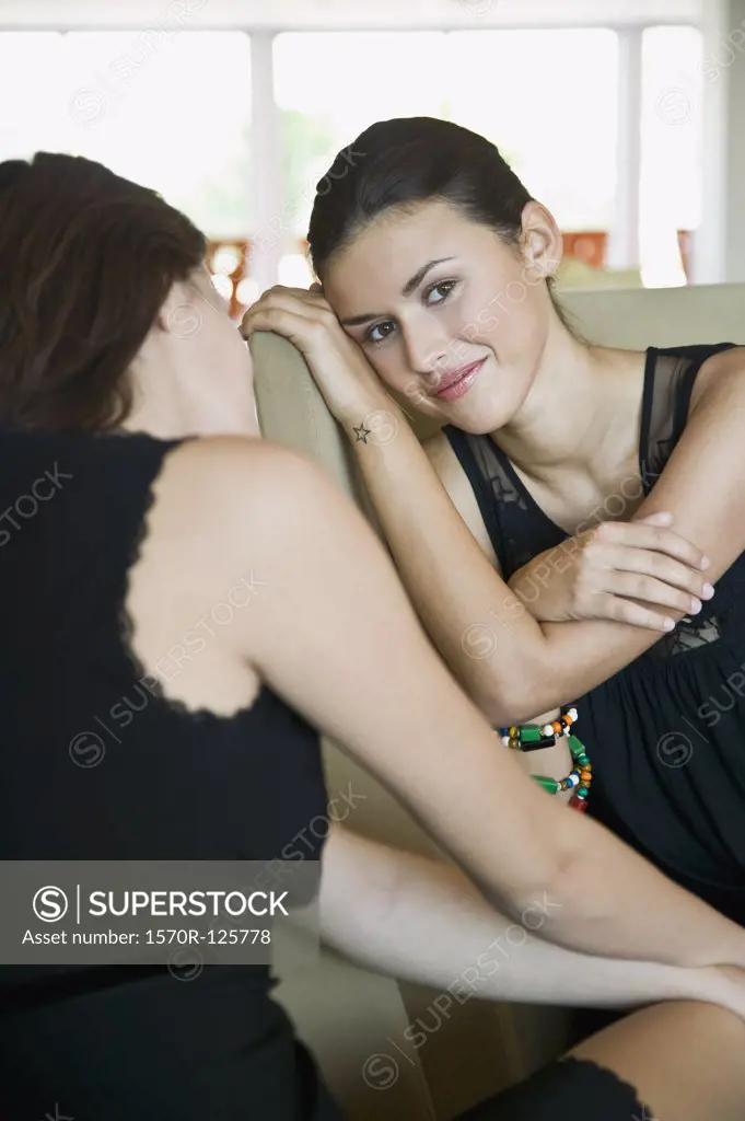Two women bonding together