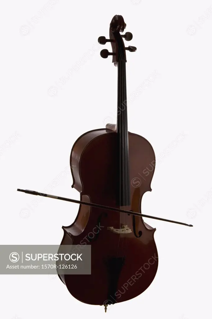 A cello, studio shot