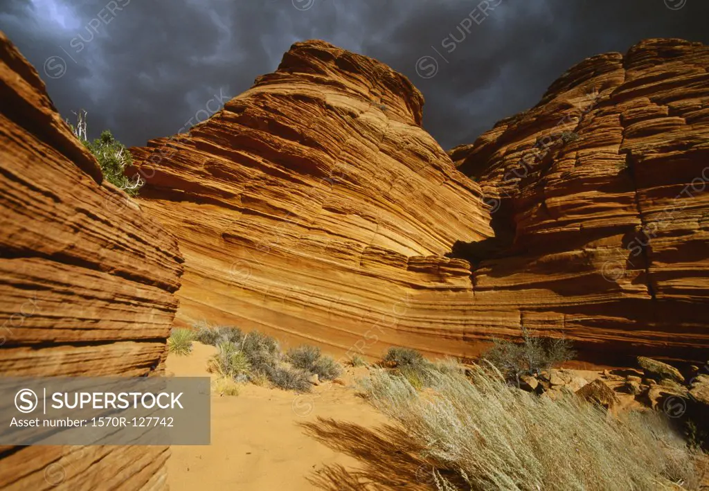 Rock formations, Buckskin Gulch, Utah-Arizona, USA