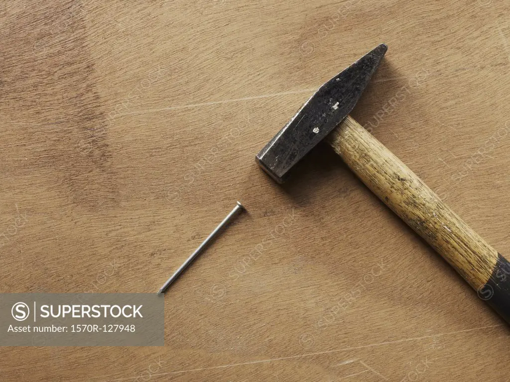 A hammer and a nail