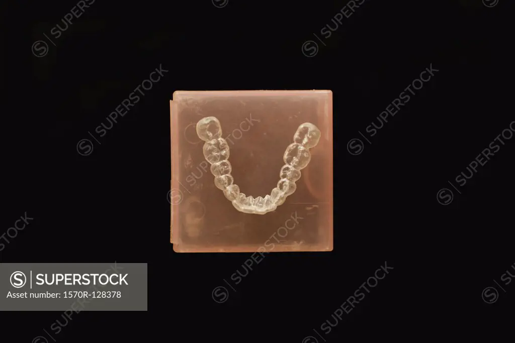 Rubber mould of teeth