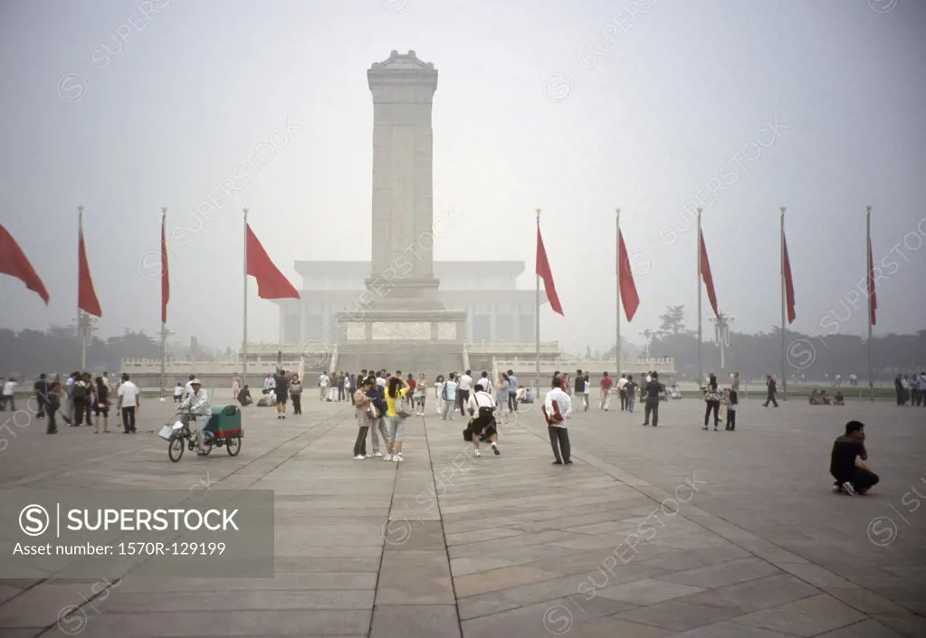 Monument to the People's Heroes, Tiananmen Square, Beijing, China