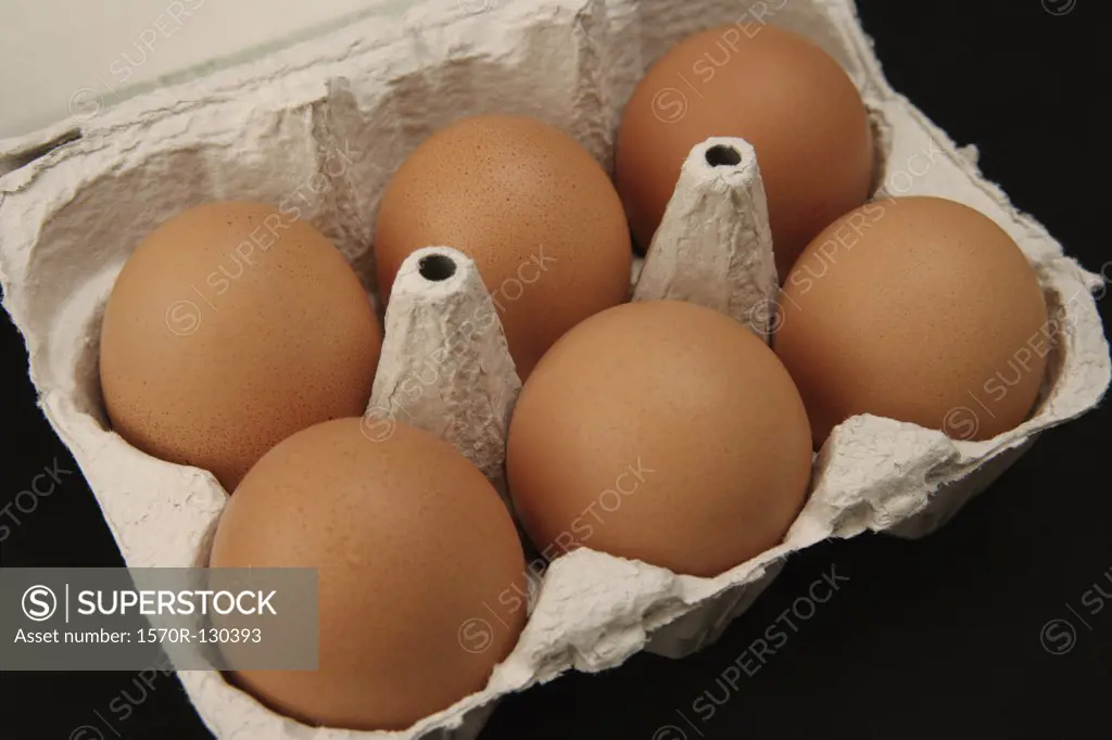 Carton of six eggs