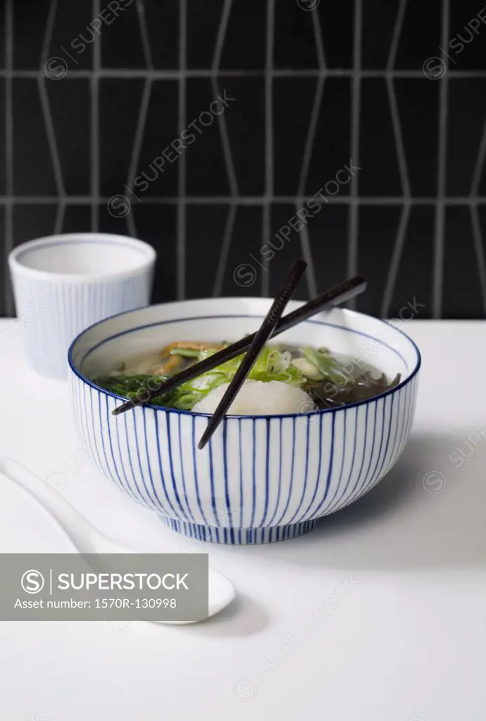 A noodle soup