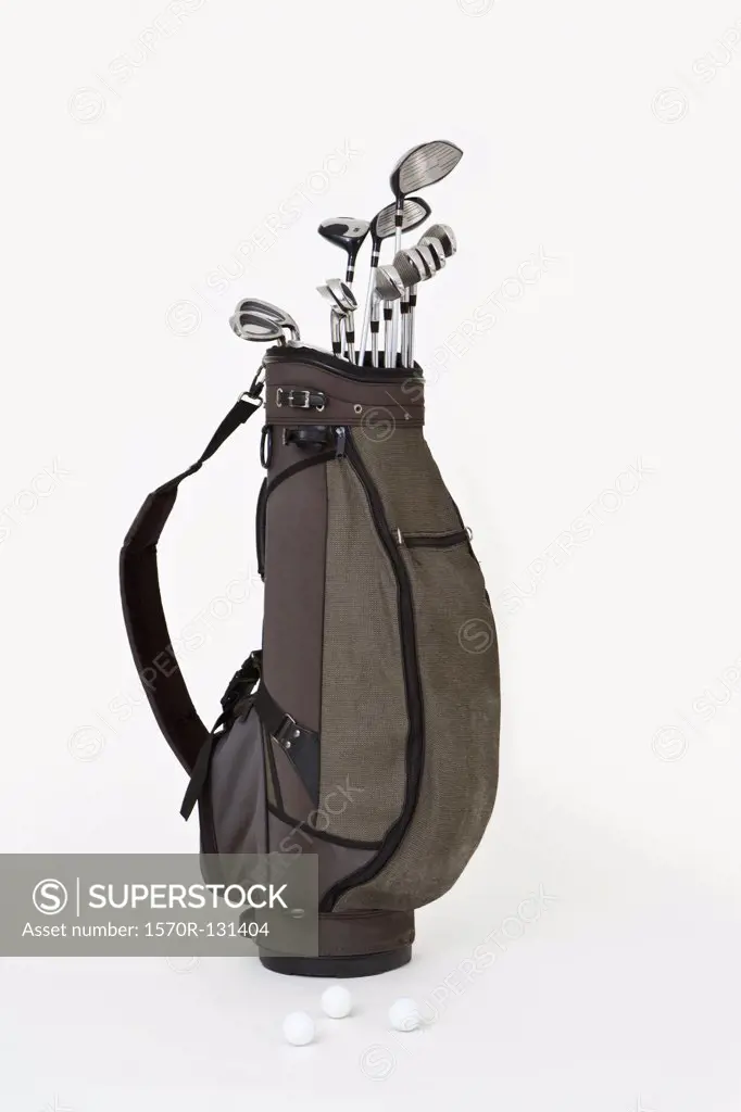 A set of golf clubs