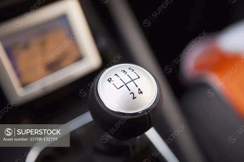 Gearshift, close-up
