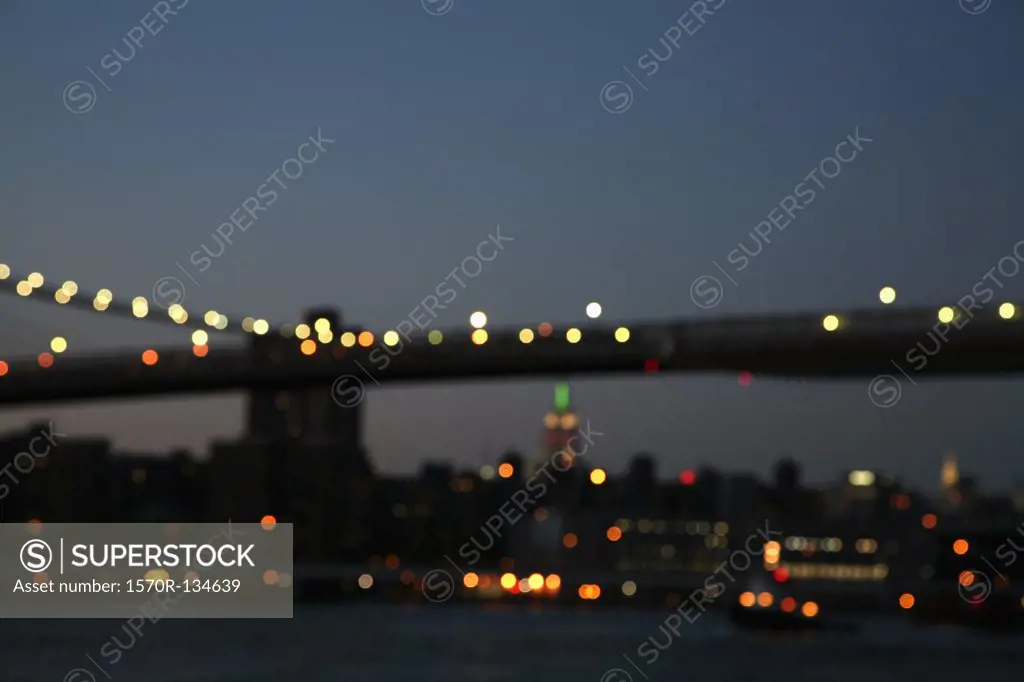 View of the Manhattan Bridge, New York, USA