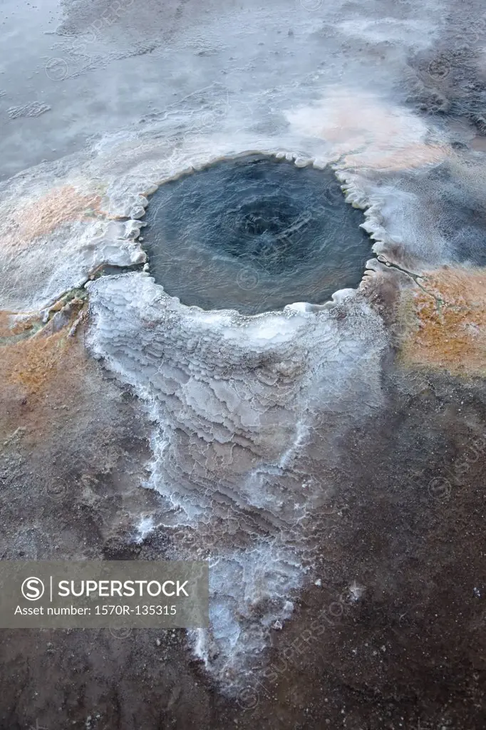 View of a hot spring, El Tatio, Atacama Desert, Chile