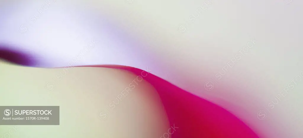 Abstract colored forms and light