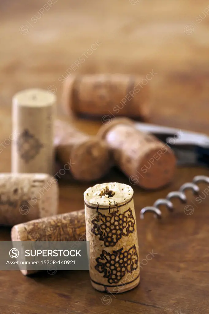 Corks and corkscrew