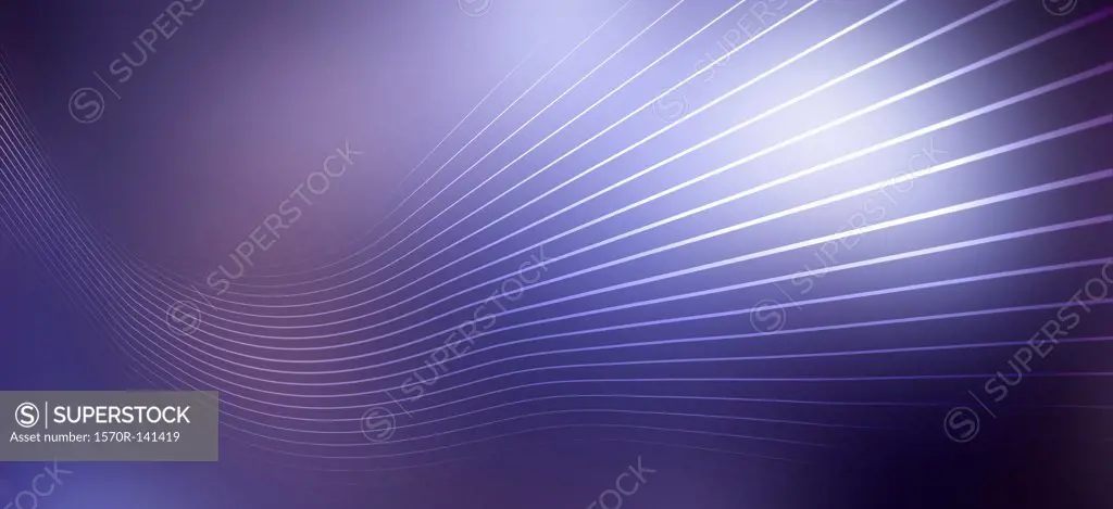 Curved lines against an abstract background