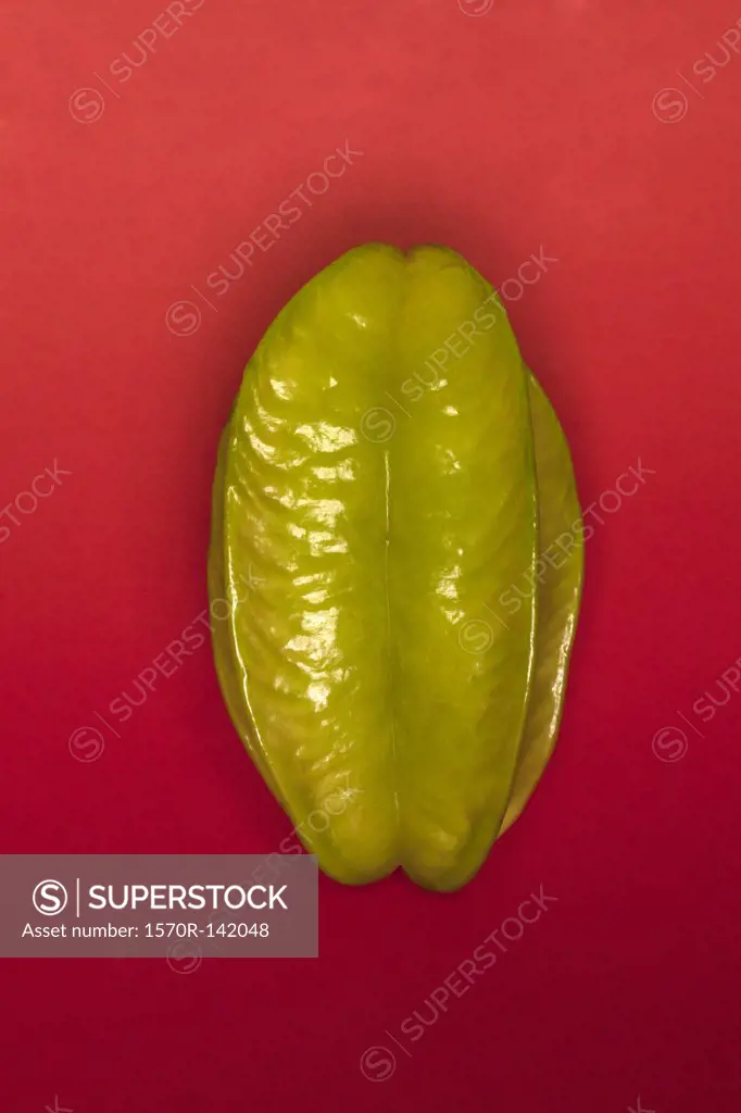 A chili pepper arranged suggestively to look like female genitalia