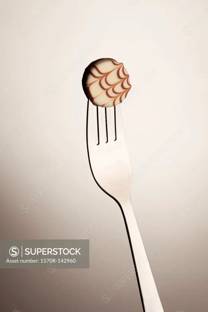 Candy treat on fork