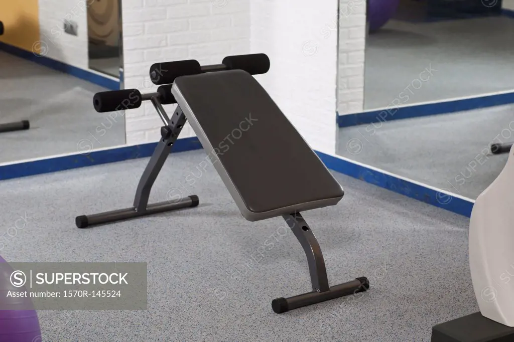 Exercise equipment in gym