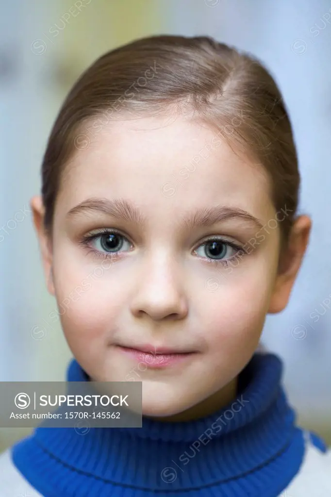 Portrait of girl, close-up