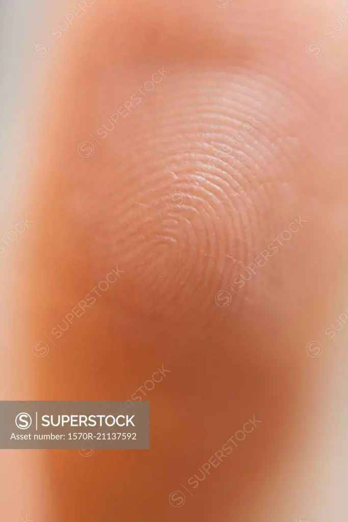 Macro shot of woman's finger