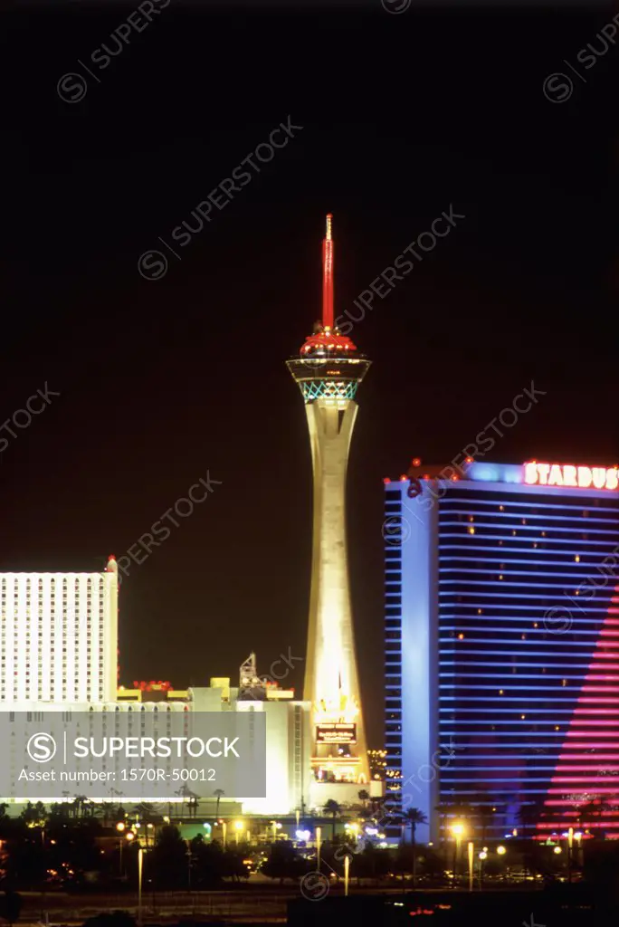 Las Vegas, Nevada, USA, Las Vegas casinos at night