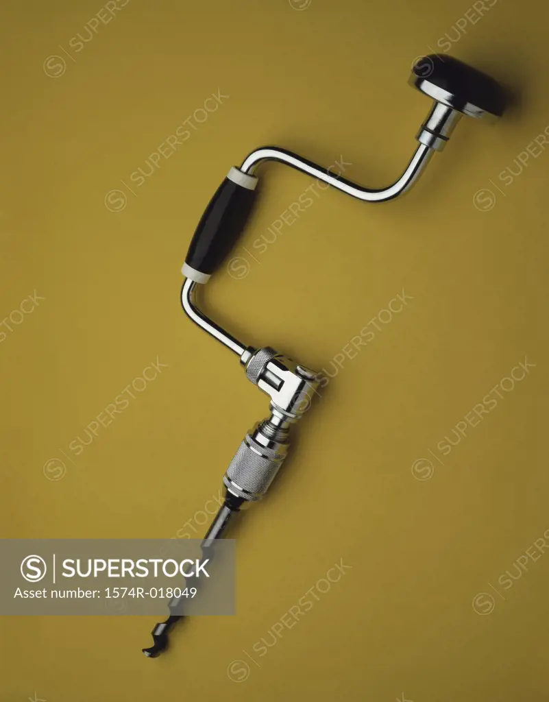 Close-up of a hand drill