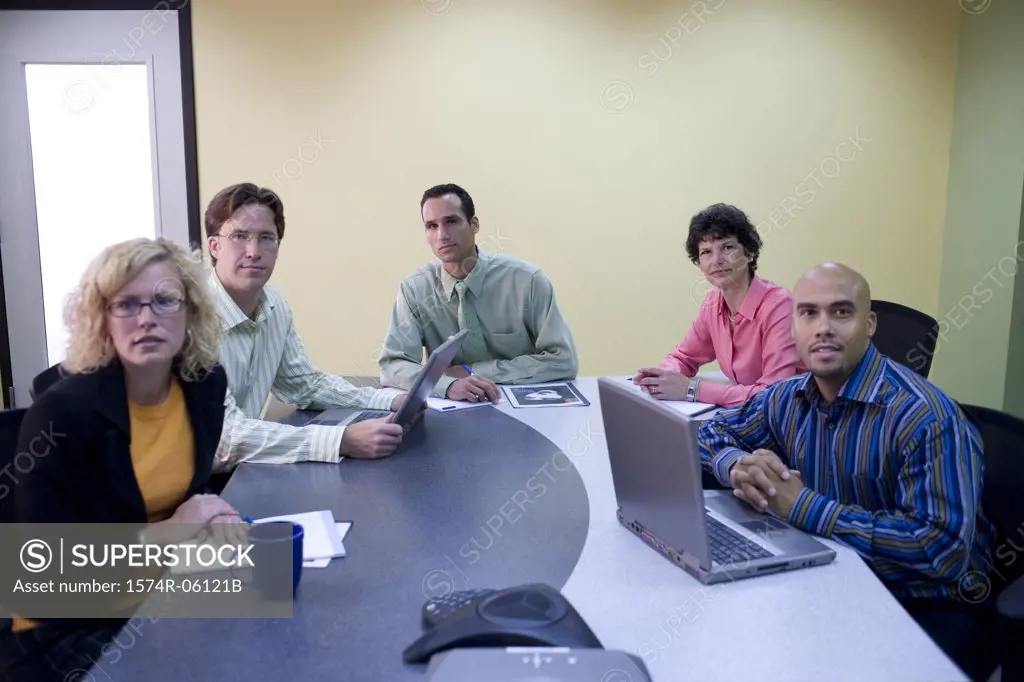 Business executives in a conference room