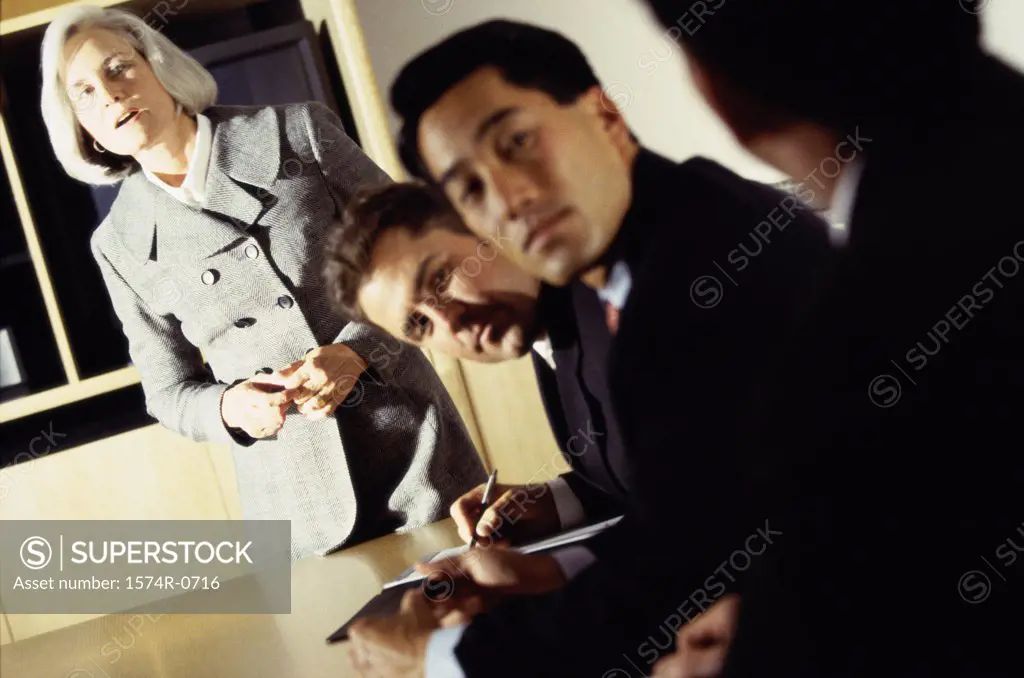 Business executives in an office