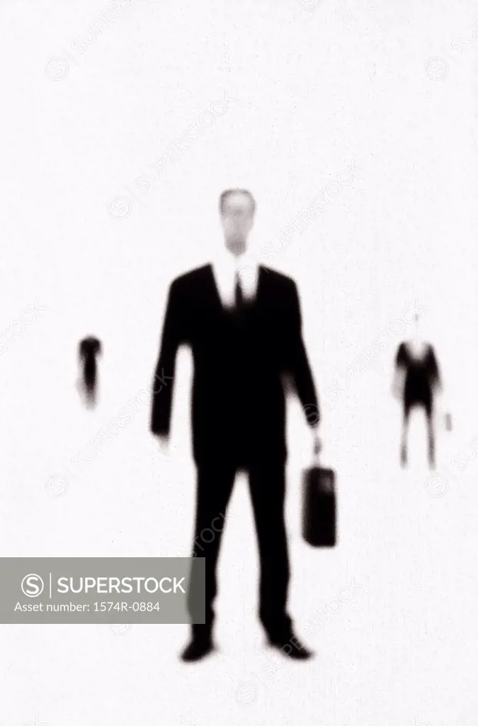 Businessman carrying a briefcase