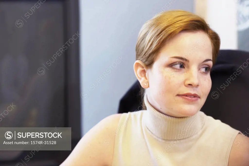 Close-up of a businesswoman