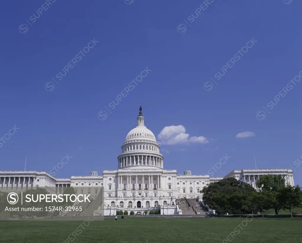 Facade of the Capitol Building, Washington, D.C., USA