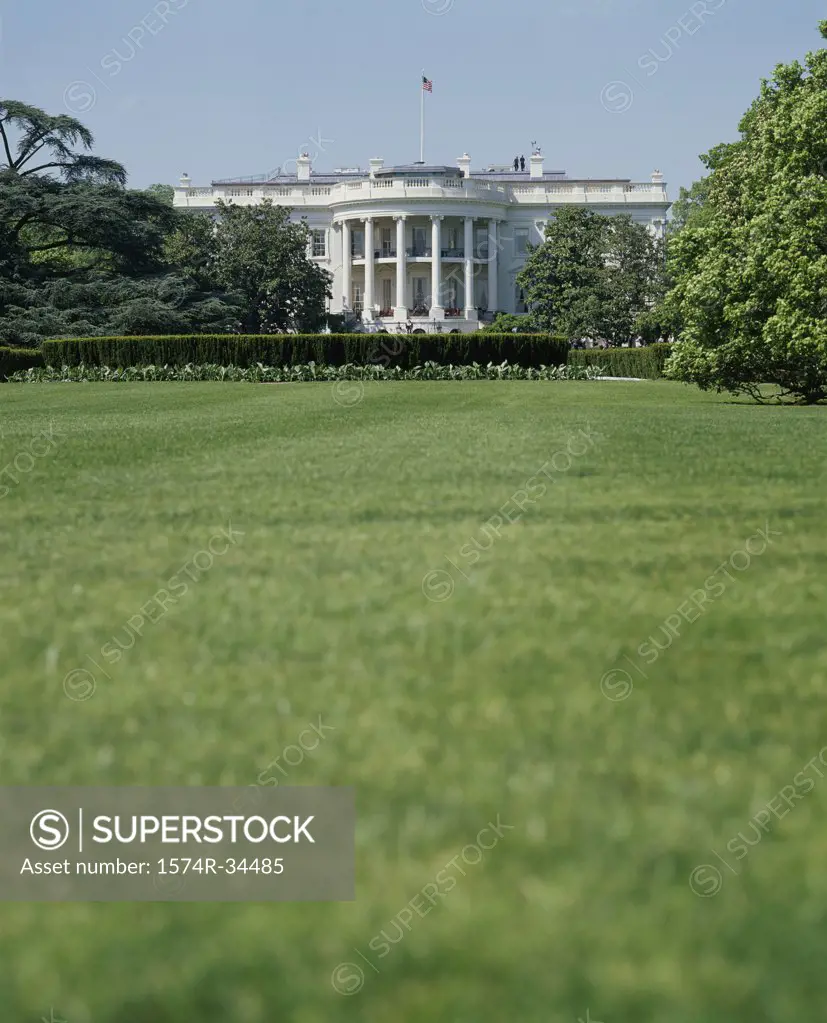 Lawn at the White House, Washington, D.C., USA