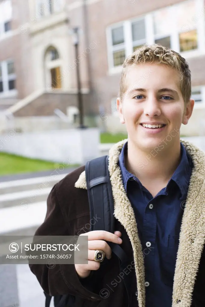 Portrait of a student smiling