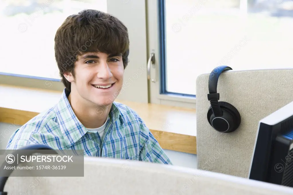 Student smiling in a training class