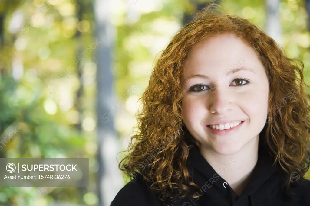 Portrait of a student smiling