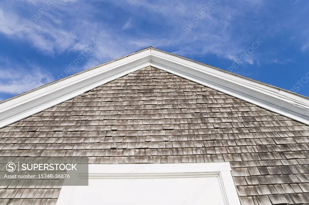 Low angle view of a house, Cape Cod, Massachusetts, USA