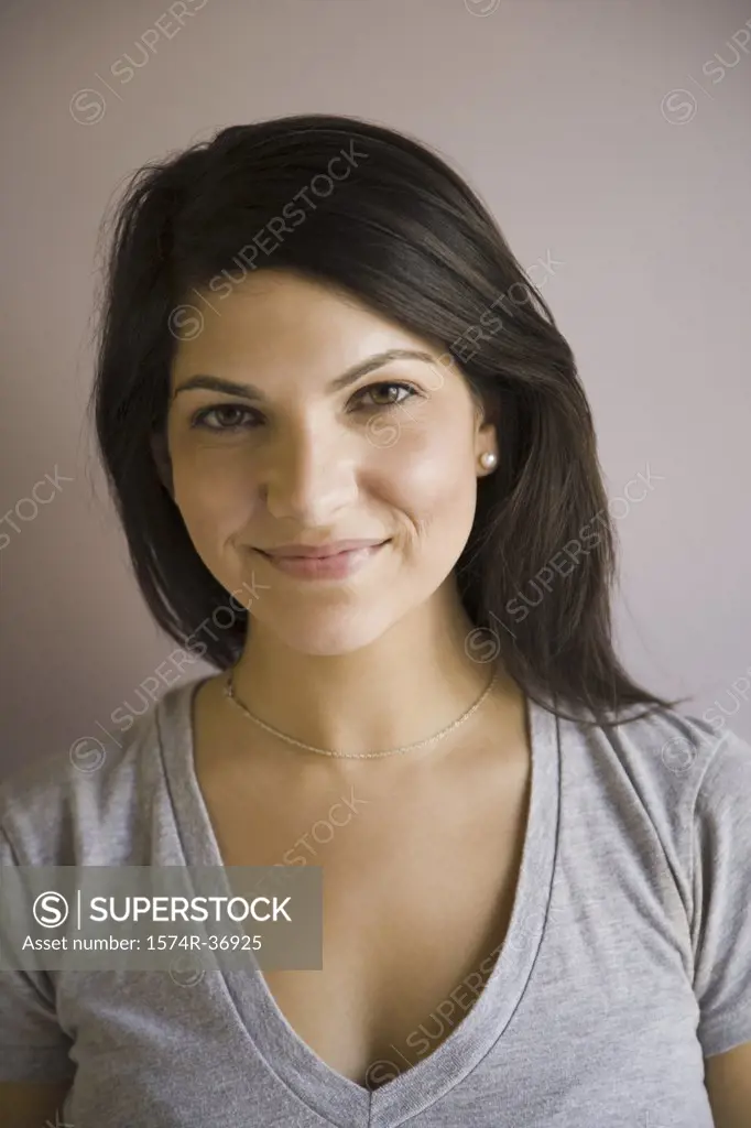 Portrait of a woman smiling