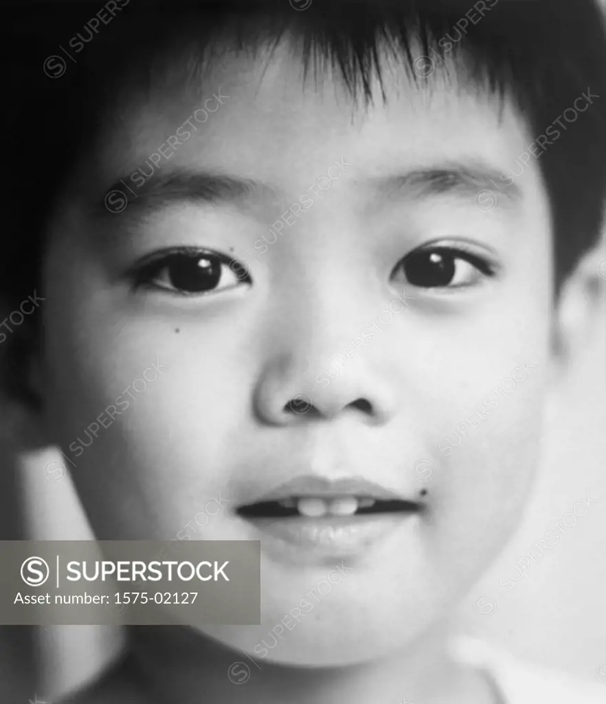Portrait of Asian boy