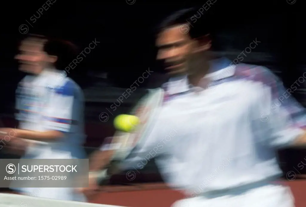 Tennis, blurred motion