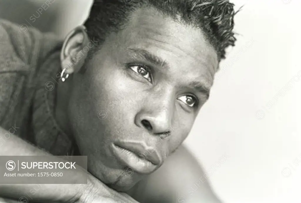 Portrait of African-american man