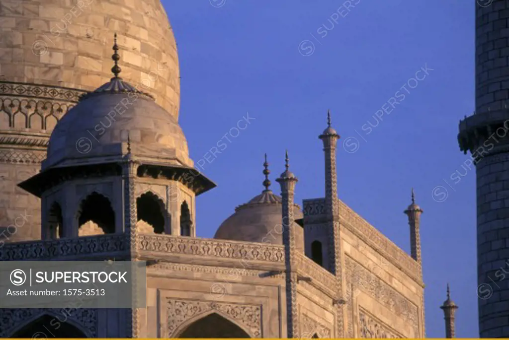 Detail of Taj Mahal, India