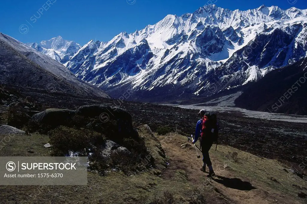 Trekking in the Himalaya Langtang Valley, Nepal